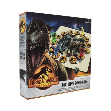 JURASSIC WORLD  - Dínóvadászat, társasjáték - Dino chase board game 