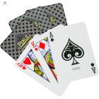 Utazó kompakt póker szett, 150 zsetonnal, gyöngyvászon tartóban - CARTAMUNDI compact poker set