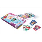 Disney Hercegnők 3 féle  kártyacsomag díszdobozban - Disney Princess Happy Families 3 Games inside