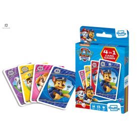 Paw Patrol 4 az 1-ben kártya játék - 4 in 1 card games