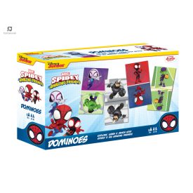   Disney junior Spidey - Póki és csodálatos barátai, Dominó játék- Marvel Spidey Amazing Friends Dominoes