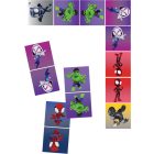 Disney junior Spidey - Póki és csodálatos barátai, Dominó játék- Marvel Spidey Amazing Friends Dominoes