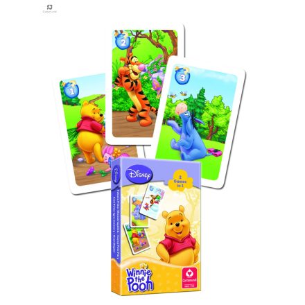 Micimackó MINI Fekete Péter és memória kártyajáték