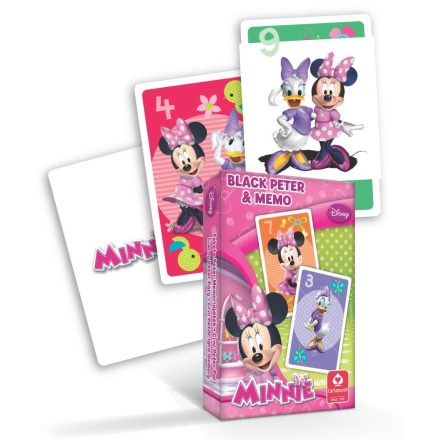 Minnie egér MINI Fekete Péter és memória kártya - Minnie mouse black peter and memo