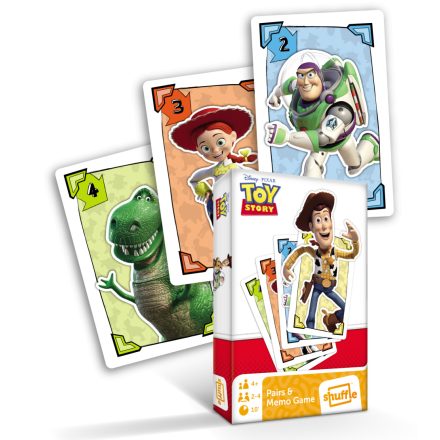 TOY STORY MINI Fekete Péter és memória kártya - Toy Story black peter and memo