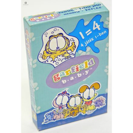 Baby Garfield 4 játék 1 pakliban játékkártya