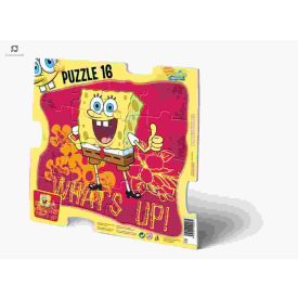 Spongya Bob puzzle 16 darabos képkirakó - Whats up! puzzle 