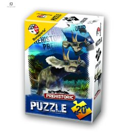   Dínók - Prehistória 20 db-s puzzle kirakójáték - prehistoric puzzle 
